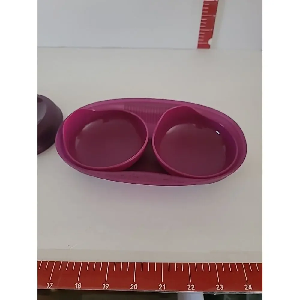 Tupperware Microwave Breakfast Maker Set - Item 10049000722 - Egg Cooker Purple